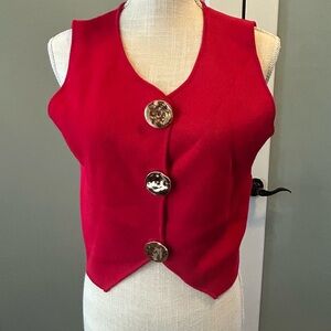 So Me Vibrant Red Vest